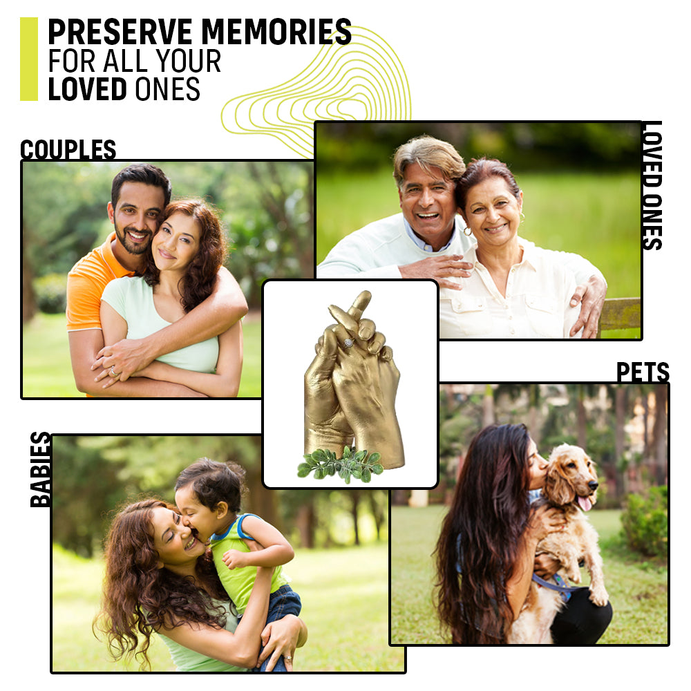 Kraftify™ Couple Hand Casting Kit - (Full Kit)