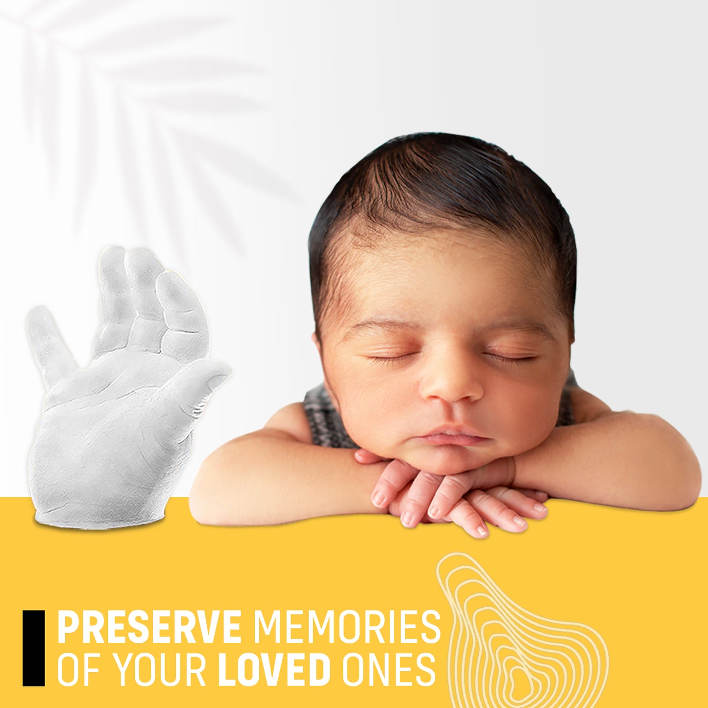 Kraftify™ Baby One Hand & Foot Casting Kit - (Only Powders)
