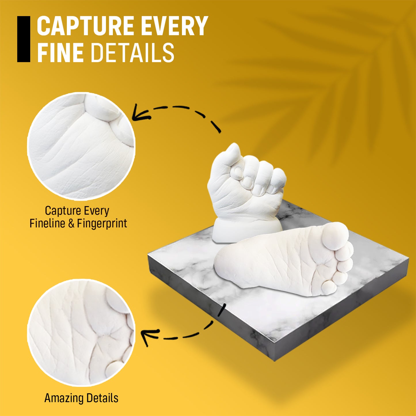 Kraftify™ Baby One Hand & Foot Casting Kit - (Only Powders)