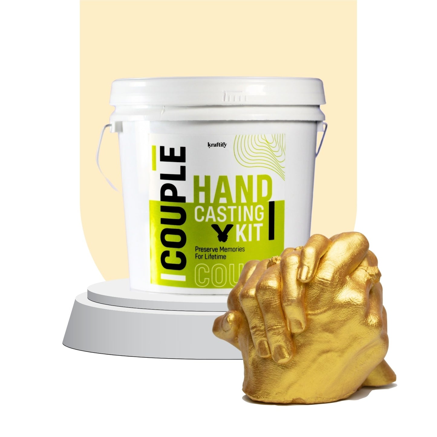 Kraftify™ Couple Hand Casting Kit - (Full Kit)