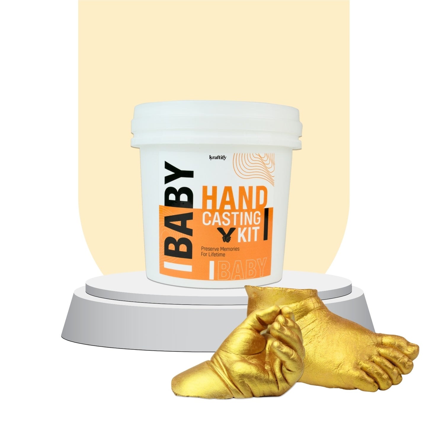 Kraftify™ Baby One Hand & Foot Casting Kit - (Full Kit)