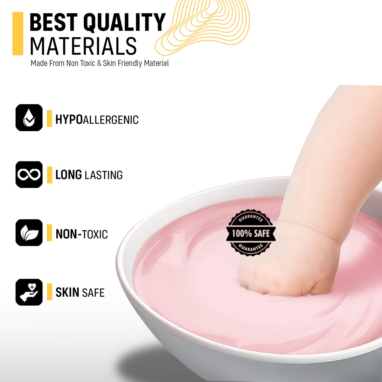 Kraftify™ Baby One Hand & Foot Casting Kit - (Only Powders)