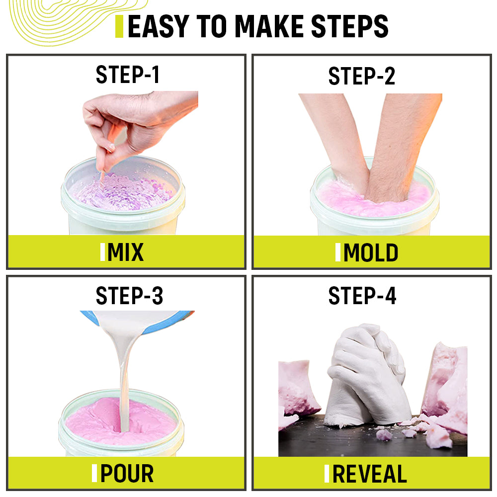 Kraftify™ Molding Powder for Hand & Foot Casting - (Only Powder)