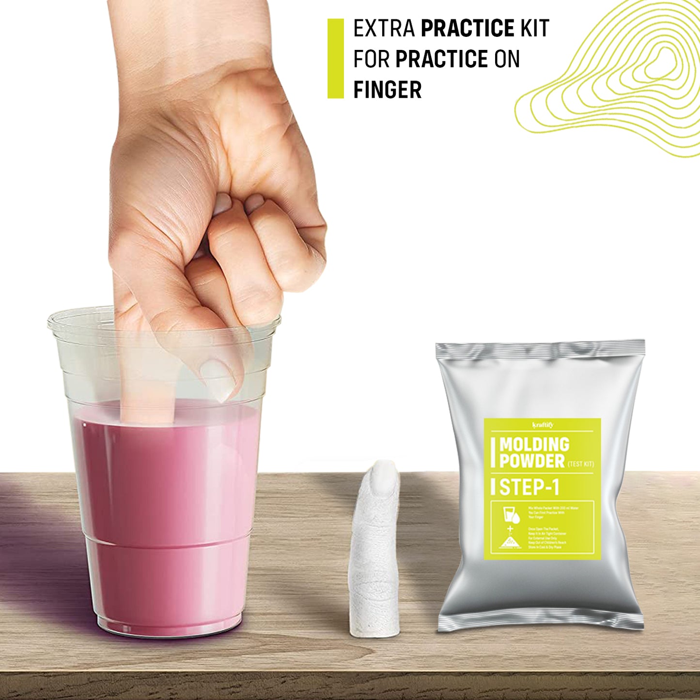 Kraftify™ Molding Powder for Hand & Foot Casting - (Only Powder)